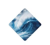 Big Ocean Wave Hd Printing 10 Pcs Air Freshener Cards,Car Scented Hanging Sheets Air Freshener Set For Car Decoration