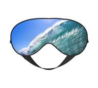 Big Ocean Wave Hd Printing Versatile Rest Helper, Soft Sleep Eye Mask Double-Sided for Yoga,Camping,Soft Sleep Eye Mask