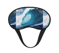 Big Ocean Wave Hd Sleep Mask 100% Light Blocking Eye Mask for Sleeping, Sleep Mask for Unisex for Travel/Nap