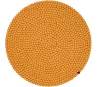 Big One Round Felt carpet Ø 160 cm myfelt - MYFELT BIG 160 OCKER