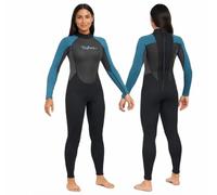 Big Orange Ladies Trident 3mm Full Length Summer Wetsuit for Canoe Kayak Surfing Jetski Sailing Paddleboarding Women's Neoprene Sizes 8, 10, 12, 14, 16, 18, 20 & 22