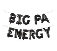 Big PA Energy Balloon Banner, Congrats Physician Assistant/Future Doctor, Medical School/College Graduation Party Decorations Supplies (BIG PA ENERGY Black)