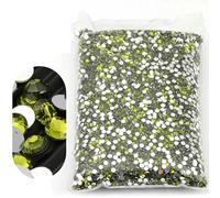 Big Package 2-6mm Resin Non Hot Fix Rhinestones Bulk Wholesale Flat Back Crystals Nail DIY Glitters Stone-A36 Olive green-2mm SS6-10000pcs