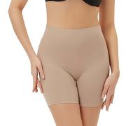 Big Panties Waist Pants Postpartum Hip Lifting Boxer Panties Corset Shaperwear Pants Mesh Underwear Women Workout (Beige #1, M)