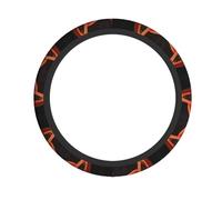 Big Papaya Printed Steering Wheel Cover Elastic Stretch Car Wheel Wrap Breathable Non-Slip Steering Wheel Protector for Car Truck SUV