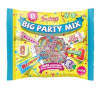 Big Party Mix, 900g, 85 Vegan Sweets, Assorted Favourites Including Love Hearts, Drumstick, Refreshers & Much More