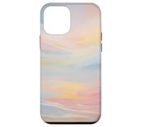 Big Pastel Sky Abstract Coastal Beach Design Case for iPhone 12 mini