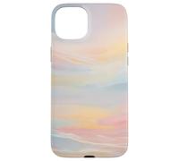 Big Pastel Sky Abstract Coastal Beach Design Case for iPhone 15 Plus