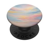 Big Pastel Sky Abstract Coastal Beach Design PopSockets Adhesive PopGrip