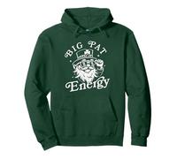 Big Pat Energy Funny Vintage St Patrick's Day Pullover Hoodie