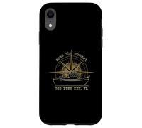 Big Pine Key Florida Seas the Moment Distressed Design Case for iPhone XR