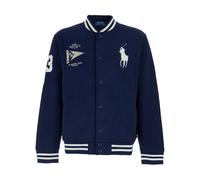 Big Pony Fleece Baseball Jacket - male - Polo Ralph Lauren - Bomber Jackets - Blue - L - Jackets L