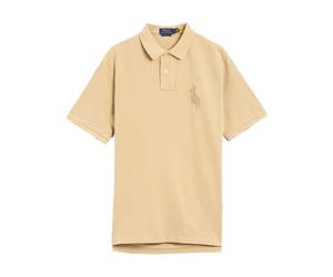 Big Pony Logo Classic Polo Shirt - male - Polo Ralph Lauren - Polo Shirts - Beige - M - Tops M