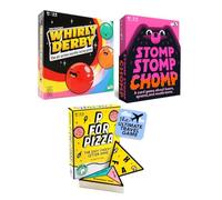 Big Potato Easter Basket Stuffers for Kids - Board Game Bundle for Boys & Girls - P for Pizza, Stomp Stomp Chomp & Whirly Derby