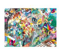 Big Potato Jigsaw Puzzle for Adults (1000 Pieces) Filled with 101 Riddles to Solve (Music Theme)