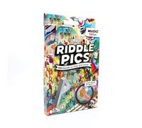 Big Potato Riddle Pics Day at the Festival: Music Edition - Travel Trivia Game, Great for Families, Adults and Kids, 101 Riddles to find and solve, Gifts for Music Lovers | Best Christmas Board Games