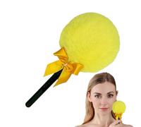 Big Powder Puff - Lollipop Travel Powder Puff,Makeup Tool with Marshmallow Handle Dusting Applicator for Travel Sensitive Skin Women Daily Use Work Home Face Professional Date