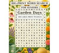 Big-Print Word Search for Seniors: Garden Days