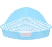Big rabbit cat litter box bedpan corner toilet with drawers larger pet tray for rabbits, guinea pigs, chinchillas, ferrets, small animalsDurability
