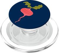 BIG RADISH Fun Healthy Food Organic Root Vegetable Pink Red PopSockets PopGrip for MagSafe