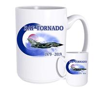 Big RAF Tornado Gift Mug. 15oz Mug. 10% donated to The Royal Air Force Benevolent Fund. Can Be Personalised. Dishwasher Safe.