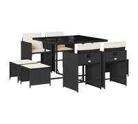 vidaXL Garden Dining Set | Brown