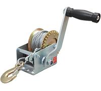 BIG RED ATRT1061CR Torin 600lbs Capacity Manual Hand Crank Winch with 26.3FT Steel Cable