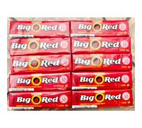 Big Red Cinnamon Chewing Gum Wrigleys 10x5 stick Packs American Gum SEPT2025