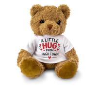 Big Red Egg A LITTLE HUG FROM HUGH TOWN - Teddy Bear - Cute Cuddly Soft Adorable - Souvenir Gift Present