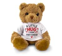 Big Red Egg A LITTLE HUG FROM PORTISHEAD - Teddy Bear - Cute Cuddly Soft Adorable - Souvenir Gift Present