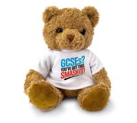 Big Red Egg GCSEs? YOU'VE GOT THIS. SMASH IT! - Teddy Bear - Cute Soft Cuddly Adorable - Good Luck GCSE Exams Gift Present