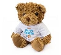 Big Red Egg HAPPY EASTER - Teddy Bear - Cute Soft Cuddly Adorable - Gift Present