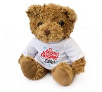 Big Red Egg MERRY CHRISTMAS SISTER - Teddy Bear - Cute Soft Cuddly Adorable - Gift Present Xmas