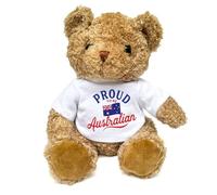 Big Red Egg PROUD TO BE AUSTRALIAN - Teddy Bear - Cute Soft Cuddly Adorable - Australia Gift Present