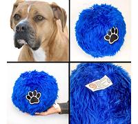 Big Red Egg Soft Fluffy Ball For Staffy Dog - Large Size Ball - Staffordshire Bull Terrier