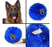Big Red Egg Soft Fluffy Dog Ball For GERMAN SHEPHERD - Large Size Ball