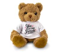 Big Red Egg YOU ARE MY PERSON - Teddy Bear - Cute Soft Cuddly Adorable - Love Romance Gift Present