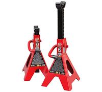 BIG RED T46202 Torin Steel Jack Stands: 6 Ton (12,000 lb) Capacity, Red, 1 Pair