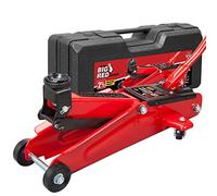 BIG RED T825013S1 Torin Hydraulic Trolley Floor Service/Floor with Blow Mold Carrying Storage Case, 2.5 Ton (5,000 lb) Capacity, Red