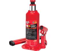 BIG RED T91003B Torin Hydraulic Welded Bottle Jack, 10 Ton (20,000 lb) Capacity, Red