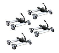 Big Red Torin Hydraulic Wheel Dolly Skate Vehicle Positioning Tyre Lift 680kg Pack of 4