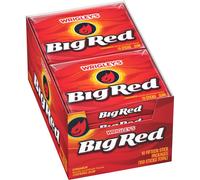 BIG RED WRIGLEY'S Cinnamon Chewing Gum, Bulk Pack, 15 Stick, 10 Pack