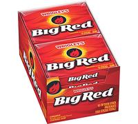 BIG RED WRIGLEY'S Cinnamon Chewing Gum, Bulk Pack, 15 Stick, 10 Pack | Bold cinnamon chewing gum with a warm spicy kick that refreshes breath before meetings, commutes, after meals, lunch box