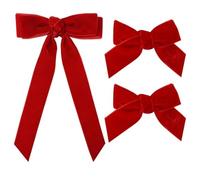 Big Ribbon Bow Hair Clips Solid Color French Large Bowknot Hairpin with Long Silky Satin TailAMZ outlet clearance uk of clearance+sale items under 5 pounds Mother+Day Gifts clearance of my + orders uk