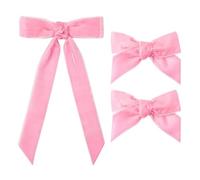 Big Ribbon Bow Hair Clips Solid Color French Large Bowknot Hairpin with Long Silky Satin Tailorders of today's deals of the day clearance Mother+Day Gifts deals of the day sale of £2 items