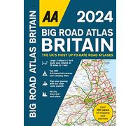 Big Road Atlas Britain 2024 Spiral (AA Road Atlas Britain) (AA UK Atlas Britain)