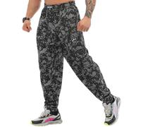 BIG SAM SPORTSWEAR COMPANY Men's Baggy Sweatpants with Pockets, Oldschool Loose Fit Gym Pants, Technic Camouflage, X-Large