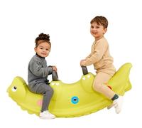 Big Sammy Rocker - Children's Rocker for 1 to 3 People, with Cute Back Scales and Sturdy Handles, Load Capacity up to 50 kg, for Children from 12 Months, Green