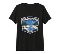 Big Sandy River Texas Night Landscape Premium T-Shirt