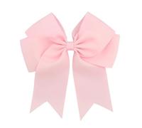 Big Satin Layered Hair Clip for Women Girls， 6 pcs 7 inches Sequins Ribbon Hair Bows Multicolor Elastic Bands(Bowknot-11)